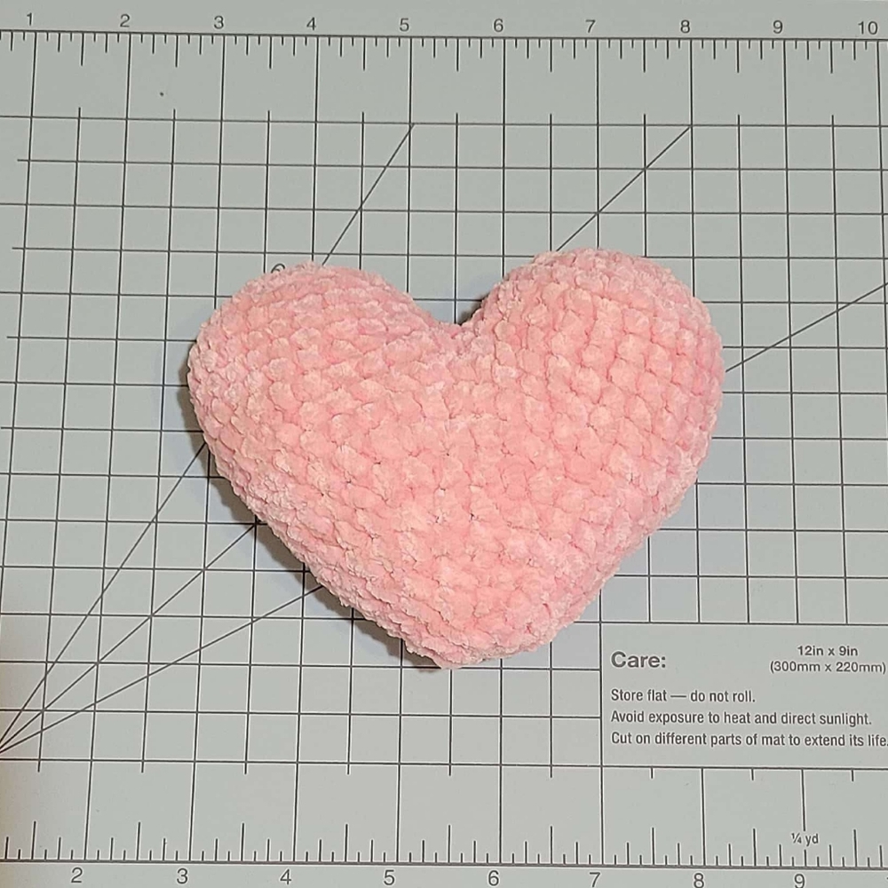 Valentine Crochet Small Heart plushie